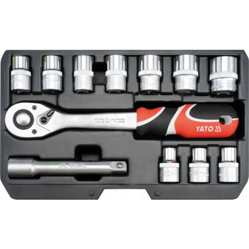 12-tlg. Werkzeugset 1/2 xs Yato YT-38671 Aktuell