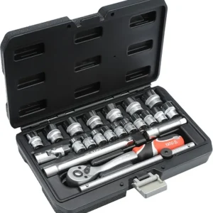 22-tlg. Steckschlüssel- Set 3/8' Yato YT-38561 Neu Im Sortiment