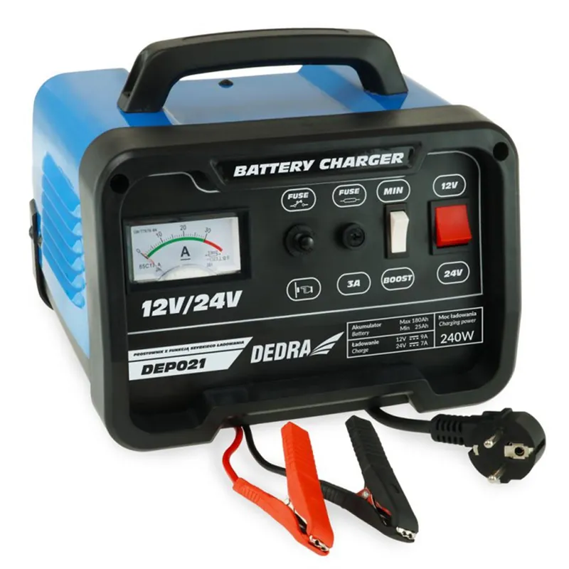 Angebot Batterie-Ladegerät 12/24V 25-180Ah Dedra DEP021
