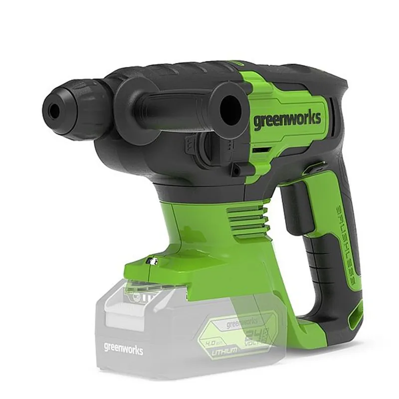 Bohrhammer Greenworks GD24SDS2 Solange Der Vorrat Reicht