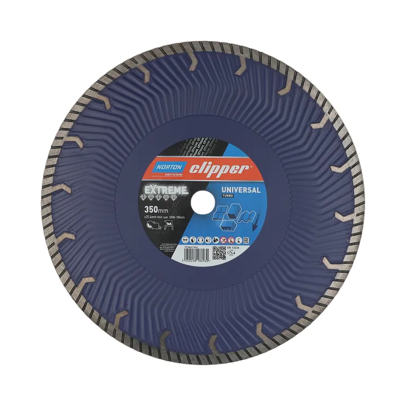 Diamanttrennscheibe 350x25,4mm Norton EXTREME UNIVERSAL TURBO Super-Preis