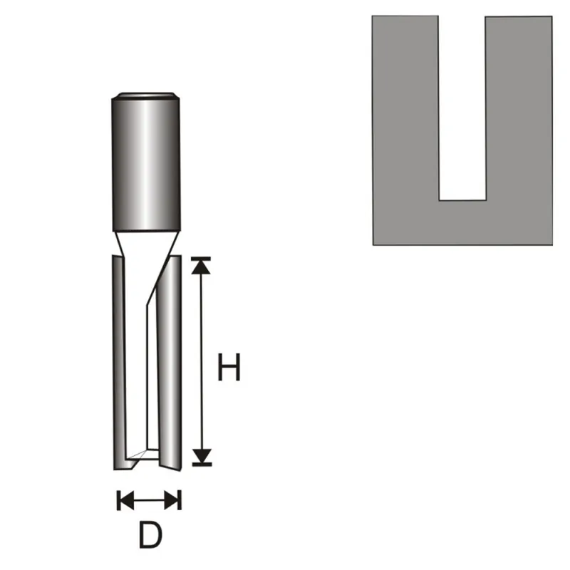 Aktuell Fräser 07F031B Schaft 8 Dedra 07F031B