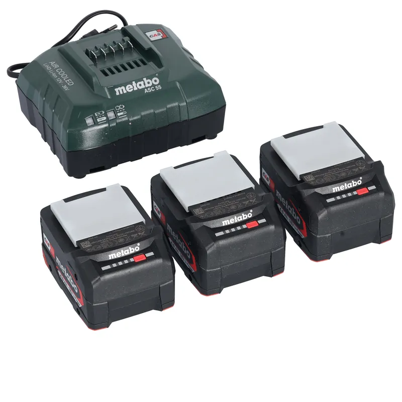 Akku 18V 4.0Ah (3Stck.) + Ladegerät Metabo 685049000 Bestseller