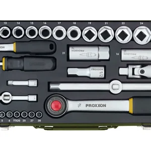 1/2", 1/4" Steckschlüssel, Satz à 55 Stück Proxxon PR23040 Jetzt Kaufen