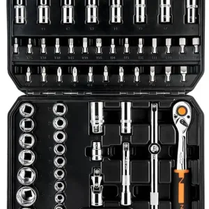 1/2" Steckschlüsselsatz, 58-tlg. Neo 10-042 Neu Im Sortiment