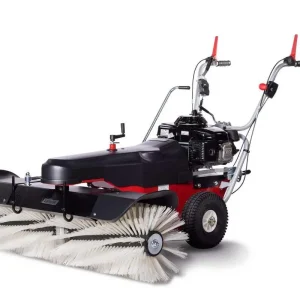 4F Schmutz- und Schneekehrmaschine Limpar 122 B&S InStart mit Kehrbürstensatz Mega-Angebot