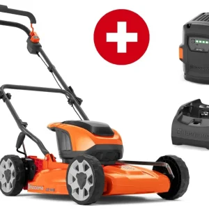 Bestpreis Husqvarna Akku-Mulchmäher LB 144i mit Akku B140 und Ladegerät C80