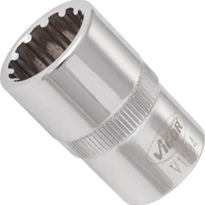 Markenware VIGOR Multiprofil Steckschlüsseleinsatz · V1994 · Vierkant hohl 12,5 mm (1/2 Zoll) · Multiprofil · 16 mm