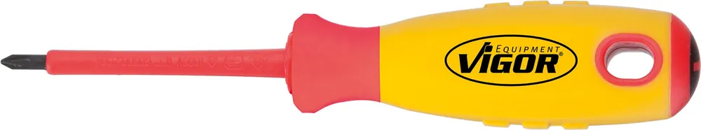 VIGOR VDE Kreuzschlitz-Schraubendreher · V2062 · Kreuzschlitz Profil PH · PH0 Knallerangebot