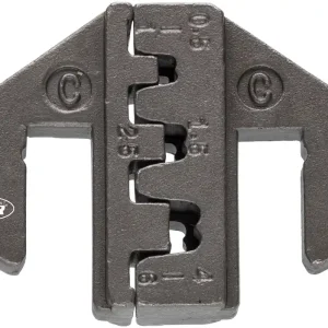 VIGOR Crimp-Einsatz C: für offene · unisolierte Kabelschuhe von 0,5 – 6,0 mm2 (Breite bis 6,3 mm) · V2499-C Garantierte Lieferung