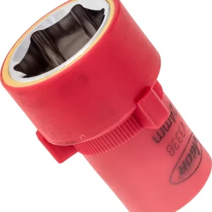 VIGOR VDE Steckschlüsseleinsatz · V3338 · Vierkant hohl 12,5 mm (1/2 Zoll) · Außen Sechskant Profil · 24 mm Sofort Bestellen