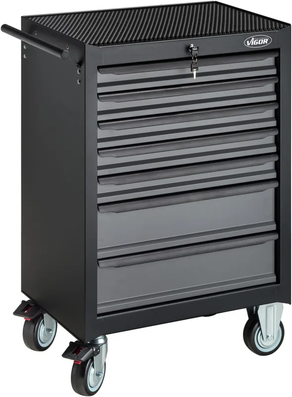Direkt Vom Hersteller VIGOR Werkstattwagen Series M · leer · V5489 · L x B x H: 681 mm x 460 mm x 1016 mm