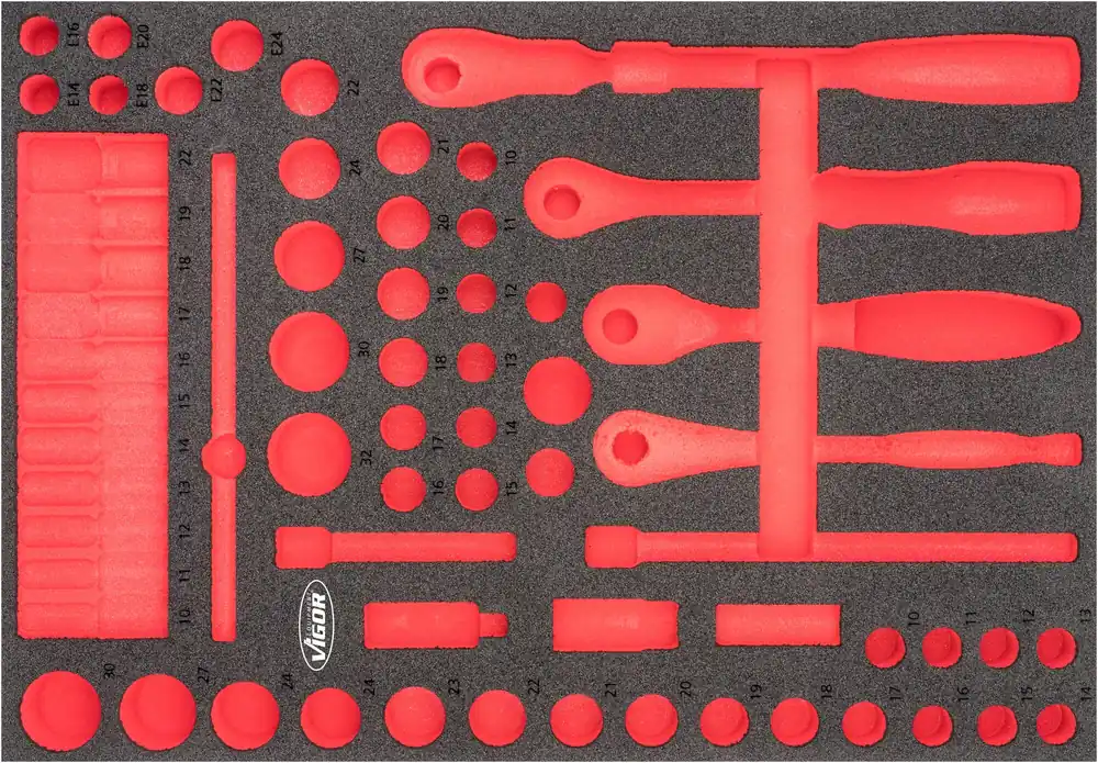 VIGOR Weichschaum-Einlage · leer · V6822-L Mega-Angebot