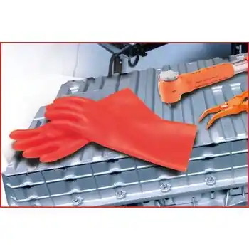 Angebot Elektriker-Schutzhandschuh mit mechanischen und thermischen Schutz, Größe 10, Klasse 2, rot
