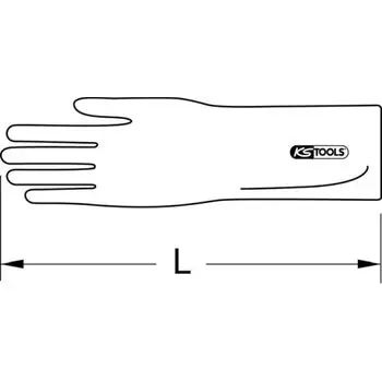 Nur Für Kurze Zeit Elektriker-Schutzhandschuh mit Schutzisolierung, Größe 11, Klasse 00, weiß