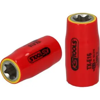 1/2" Torx-E-Stecknuss mit Schutzisolierung, E20 Preisreduziert
