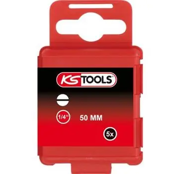 Jetzt Bestellen 1/4" Bit Schlitz, 50mm, 12mm, 5er Pack
