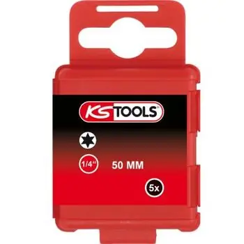 Ausverkauf 1/4" Bit Torx, 50mm, T3, 5er Pack