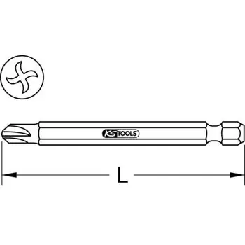Saisonangebot 1/4" Bit Torq-Set®, 75mm, #1