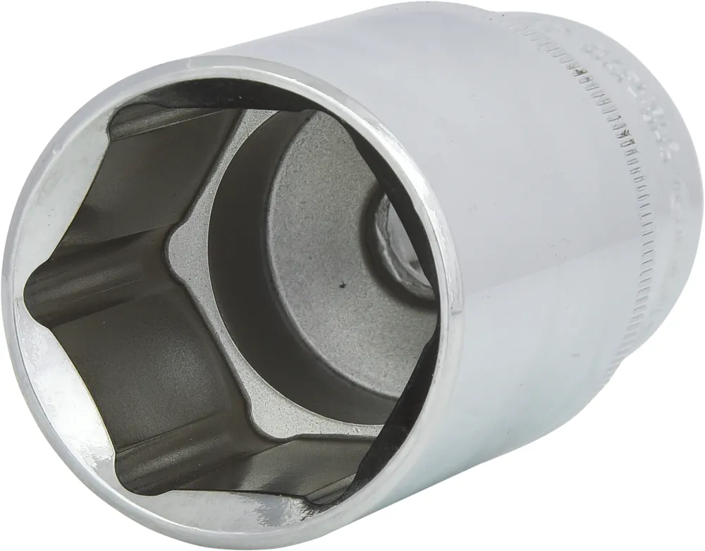 Geprüft 1/2" CHROMEplus Sechskant-Stecknuss, lang, 32mm