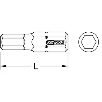Neue Kollektion 1/4" TORSIONpower Bit Innen6kant, 25mm, 1,5mm