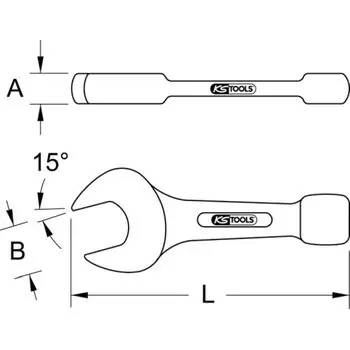 Sonderangebot BRONZEplus Schlag-Maulschlüssel 2.7/16"