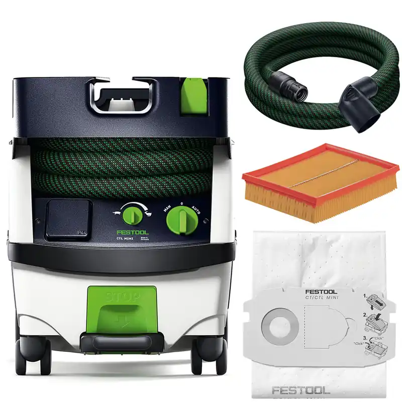 Festool Absaugmobil CTL MINI 575254 mit Saugschlauch und Filter CLEANTEC - jetzt 574840 Solange Der Vorrat Reicht