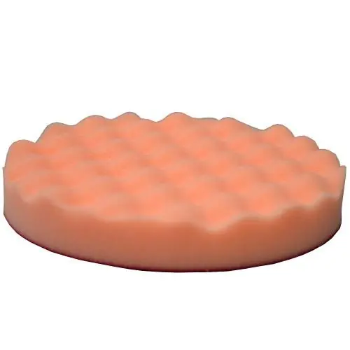 Top-Seller ROTWEISS Polierschwamm orange - hart - gewaffelt 8450