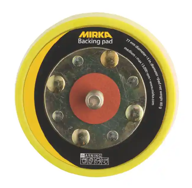 Letzte Chance MIRKA Schleifteller 77mm 5/16" Grip Medium