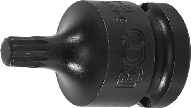 BGS Kraft-Bit-Einsatz | 12,5 mm (1/2") | Innenvielzahn (für XZN) M8 – 5487-M8 Knallerangebot