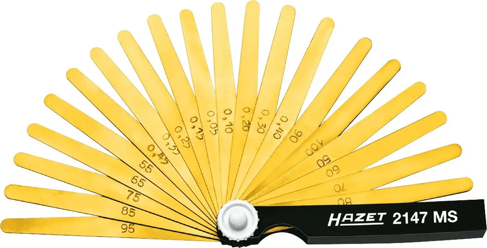 Markenprodukt HAZET Fühlerlehre- 0,05 _ 1,0 2147MS