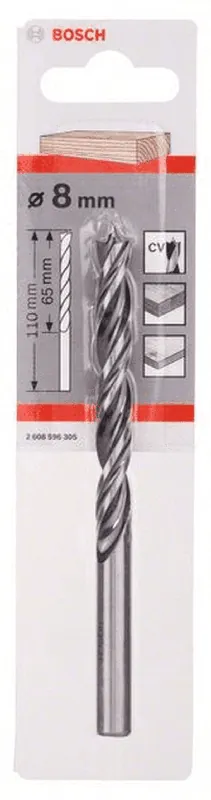 Jetzt Bestellen BOSCH Holzspiralbohrer Standard 8 x 75 x 117 mm d 8 mm 2608596305