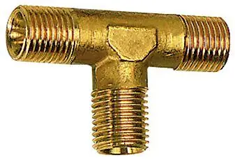 Preis Gesenkt RIEGLER T-Stück R 3/4 aussen/aussen/aussen Messing SW 25 konisch