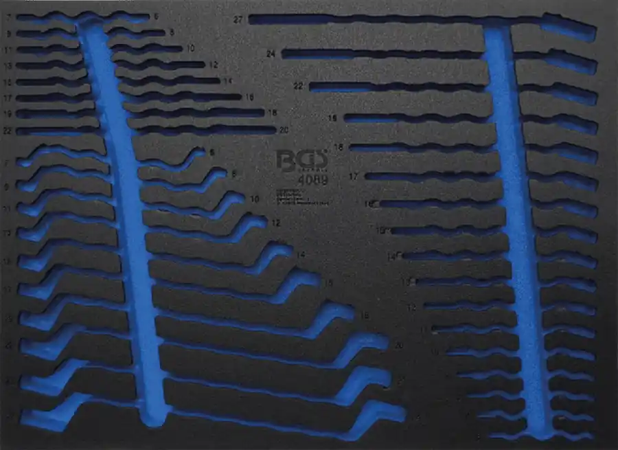 BGS 4089-1 Werkstattwageneinlage 3/3 leer für Art. 4089 Abverkauf