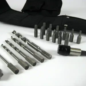 KS Tools Bohrer- und Bitsatz 20-tlg. in Falttasche mit Magnetplatte Mega-Angebot