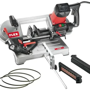 Wochenendangebot FLEX Metall Bandsäge SBG 4910 inkl 3 Sägebänder + Spannbacken 406.236 390.518