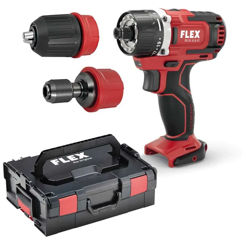 Angebot FLEX Akku Bohrschrauber DD 2G 10.8-EC ohne Akkus ohne LG in L-BOXX 418.005