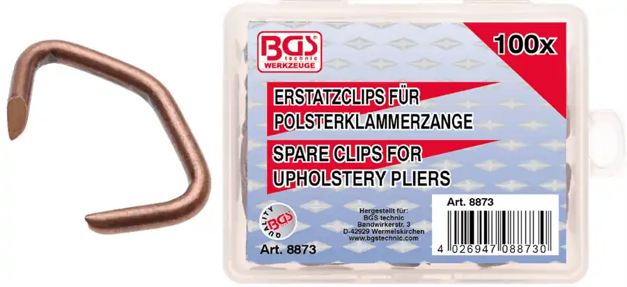 Nur Heute BGS Polsterklammern | 100-tlg. – 8873