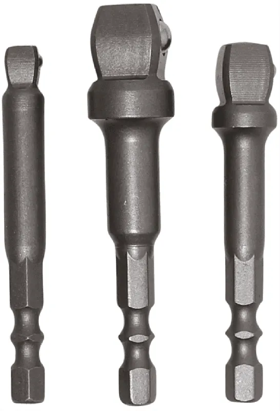 Nur Heute BGS Bohrmaschinen-Kippadapter-Satz | Antrieb Außensechskant 6,3 mm (1/4") | 3-tlg. – 9162