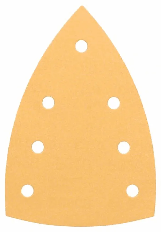 BOSCH Schleifblatt C470 für Deltaschleifer 100 x 150 mm 80 7 Löcher 5 x 10er-Pack 2608608Z95 - JETZT 2608901116 Abverkauf