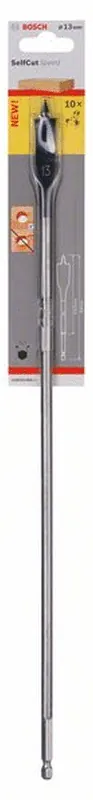 Markenprodukt BOSCH Flachfräsbohrer Self Cut Speed Sechskant 13 x 400 mm 2608595404