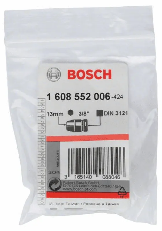 BOSCH Steckschlüsseleinsatz SW 13 mm L 34 mm 22 mm M8 20,2 mm 1608552006 Solange Der Vorrat Reicht