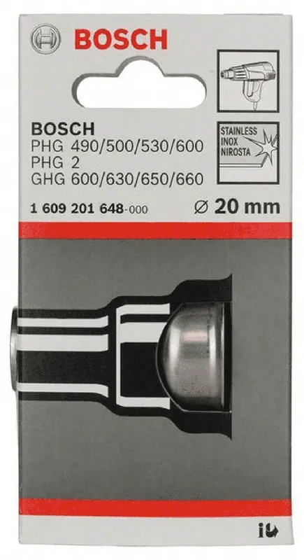 BOSCH Reduzierdüse für Bosch-Heißluftgebläse 20 mm 1609201648 Neu