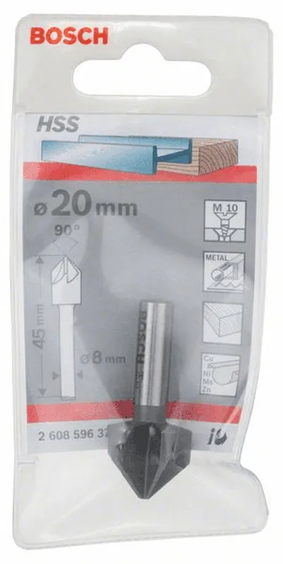 BOSCH Kegelsenker 20,0 mm M 10 45 mm 8 mm 2608596373 Kracherpreis