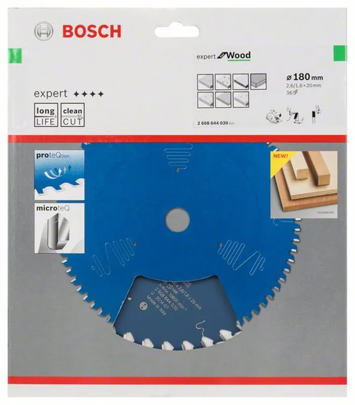 BOSCH Kreissägeblatt Expert for Wood 180 x 20 x 2,6 mm 36 2608644030 Günstig