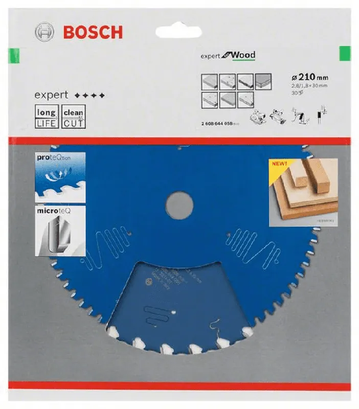 BOSCH Kreissägeblatt Expert for Wood 210 x 30 x 2,8 mm 30 2608644058 Rabatt