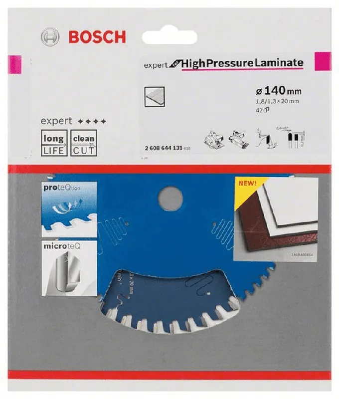 Markenprodukt BOSCH Kreissägeblatt Expert for High Pressure Laminate 140 x 20 x 1,8 mm 42 2608644131
