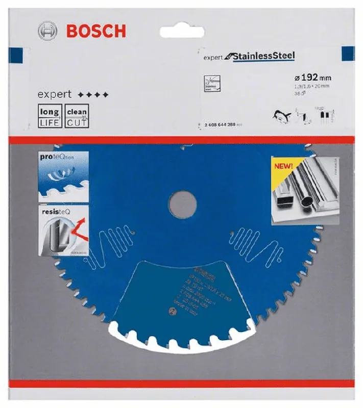 Kracherpreis BOSCH Kreissägeblatt Expert for Stainless Steel 192 x 20 x 1,9 x 38 2608644288