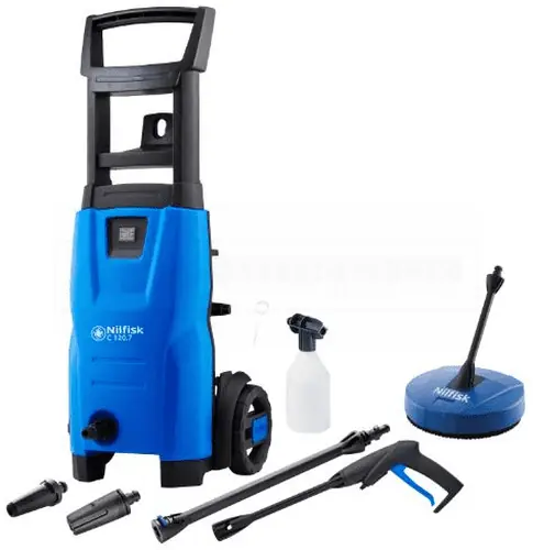 Zertifiziert Nilfisk Hochdruckreiniger C 120.7-6 PC inkl. Terrassenreiniger & Zubehör 128471007