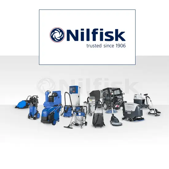 Ausverkauf Nilfisk Polierbürste natur / Sicamf. rot 430 L08422200